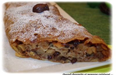 STRUDEL AUX POMMES ET AUX NOIX