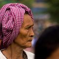 Un jour, une photo - Siem Reap, la fête des eaux 2008 - Krama