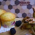 Mini muffins aux noisettes et mûres