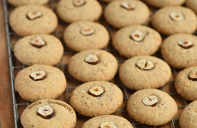 BISCUITS PARMESAN-NOISETTE pour l'apéro