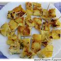 FRITTATA DE POMMES DE TERRE ET OIGNONS ROUGES