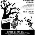 AUBEL : 22 JUIN  DES 18H30 VIVEZ AU RYTHME DE L'AFRIQUE : REPAS, CONCERTS, DANSES,..