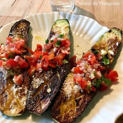 Courgettes Rôties et Pico de Gallo