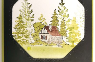 Carte Scène aquarellée