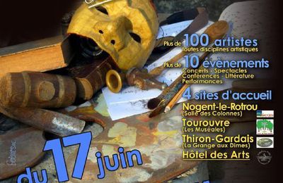 FESTIVAL DES ARTS à l'Hôtel des Arts de REMALARD du 17 Juin au 3 Juilllet