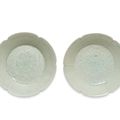 A pair of Qingbai foliate rim bowls, Song dynasty (960-1279)