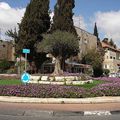 Rond-point à Jérusalem (Israël)
