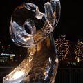 Sculpture sur glace à Epinal