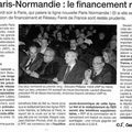Ligne Nouvelle Paris Normandie: comment financer un ENJEU NATIONAL?