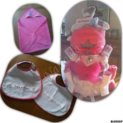 Spécial baby shower: le gâteau de couches...