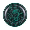 Chinese Black and Green Glazed Porcelain Dish, Kangxi Mark and of the Period