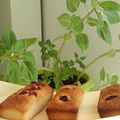 Financiers aux framboises