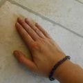 Bi422 : Bracelet violet