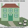 Animals and country house