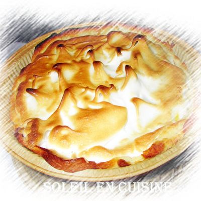 Recette facile de la tarte meringuée au citron