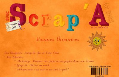 Scrap'A le mag n°15 - Aout 2012