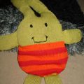 voilà mon premier  doudou tricot  !!!