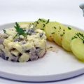 Tartare de harengs aux 2 pommes