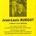 cantonales 2008 d'Avranches : candidature et réunions publiques de Jean-Louis Burgot (droite)
