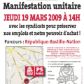 LES SOCIALISTES PARISIENS MOBILISES LE JEUDI 19 MARS