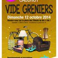 Vide-greniers à Caudrot le 12 octobre 2014