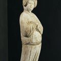Dame de cour, dynastie Tang, ca 8° siècle