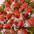 CARPACCIO D'ESPADON AUX TOMATES SECHEES ....