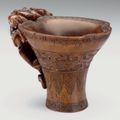 An archaistic rhinoceros horn cup, Ming dynasty, 17th century