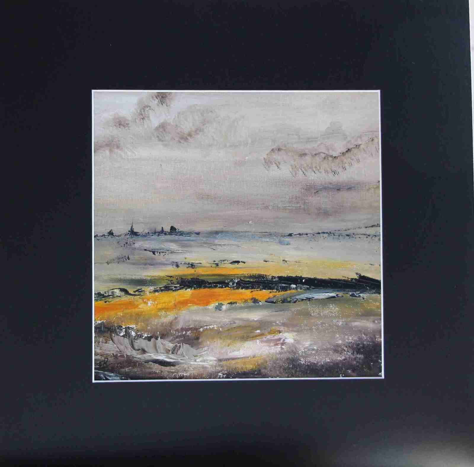 Aube- huile à l'eau 2012- passe partout- (n°106),