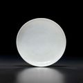 A white-glazed dish, Ming dynasty, 15th-16th century