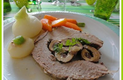 ROGNONNADE DE VEAU AUX LEGUMES NOUVEAUX