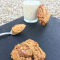 Cookies au beurre de cacahuètes et snickers