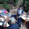 Atelier dessin puis jeux au temps d'accueil des enfants et des jeunes adultes ce mardi après-midi 17 janvier à Ourika Tadamoune