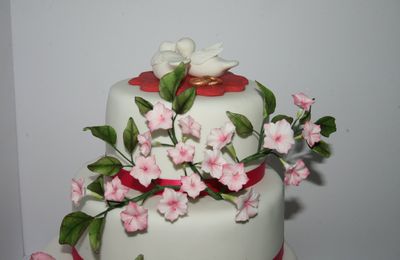 Stage fleurs en Pâte à sucre montées sur Fil 