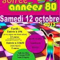 "Soirée Années 80" le 12 octobre 2013 à Saint-Exupéry