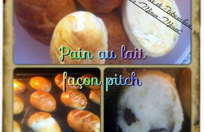 Pain au lait façon pitch 