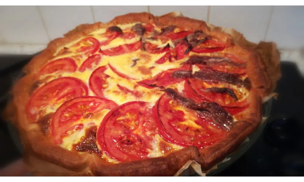 Tarte au thon et à la tomate