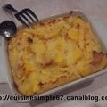 Clafoutis mangue et noix de coco