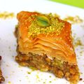 Baklava { Baklawa } aux pistaches