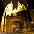 1er Panographe: Cathedrale de bayonne nuit