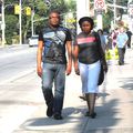 C'est l'été 2009 à Toronto...Photo du couple JP-BUSE en promenade