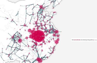 Pandémie : cartes du NYTimes