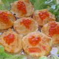 Mini tartes au saumon