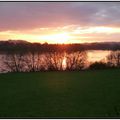 coucher de soleil sur la Loire