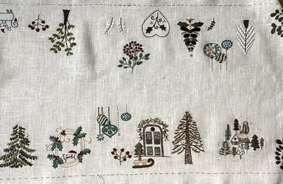 Encore une broderie terminée 