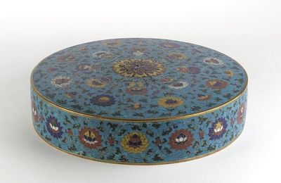 Base for an offering mandala used in Tibetan Buddhist rituals, Ming dynasty, Probably Yongle reign, early 15th century