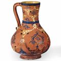 An Iznik pottery jug, Ottoman Turkey, circa 1570