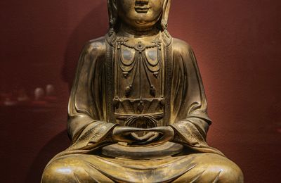 Gilt Bronze Avalokitesvara, Ming Dynasty (1368-1644)