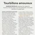 Un immense merci à Anne-Claire Norot pour son article sur Les amours supendues dans Les inrocks aujourd'hui ! 