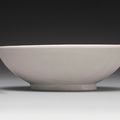 A white-glazed bowl, Tang Dynasty (618-907)